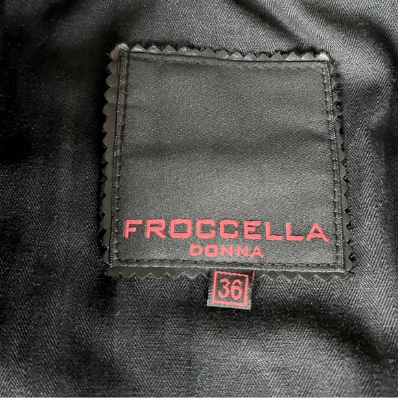 Like New Frocella B-114 Suede Women Leather Jacket - Picture 11 of 16